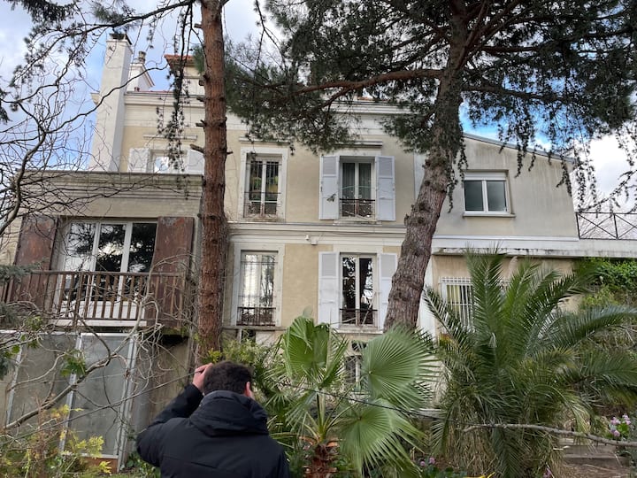 6 Bedrooms In A Villa  10min Rer Champs Elysees - Achères