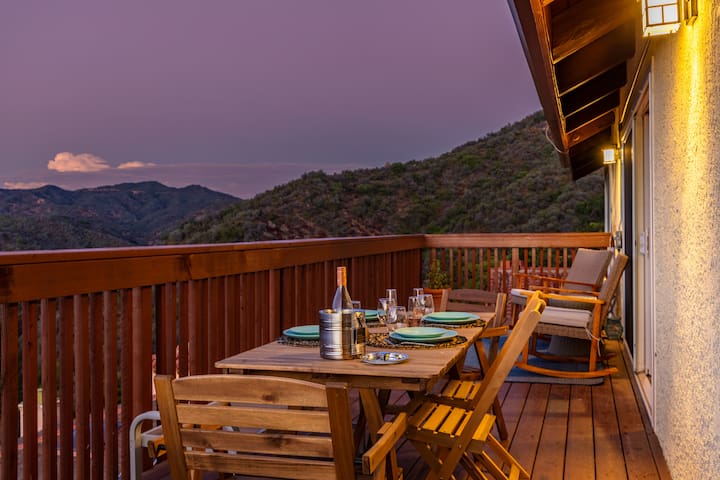 MAIN HOUSE- Topanga Mountain Views with Large Deck