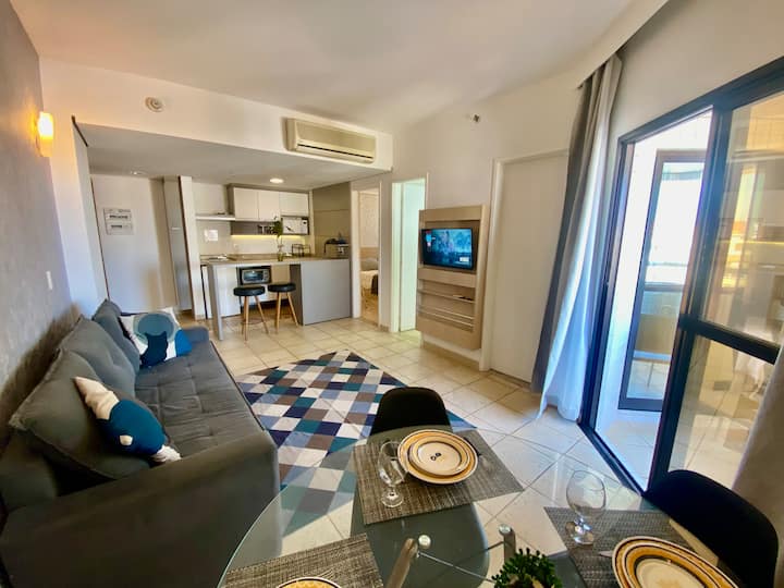 Beachfront Apartment Best Santos Ideal Families - Santos