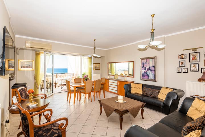 Panoramic View Apartment In Heart Of Rethymno - Crète