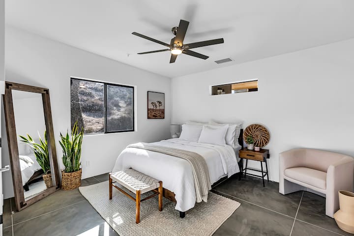 2e chambre - Lit Queen Size avec matelas haut de gamme