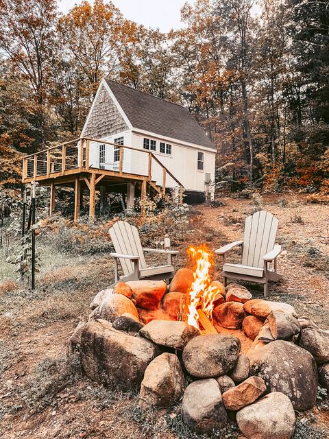 Romantic Vineyard Cabin, Sauna, Plunge Pool