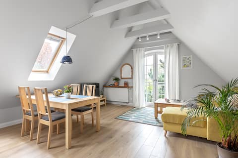 Charming attic apartment in Gdansk