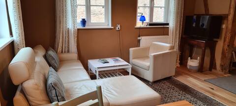 Successful Airbnb property: Apartment for 2 people in the historic half-timbered house in Barnim