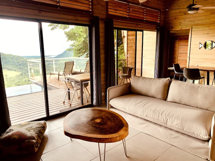 Huge Sunset Ocean Views From Private Jungle Casita - Costa Rica