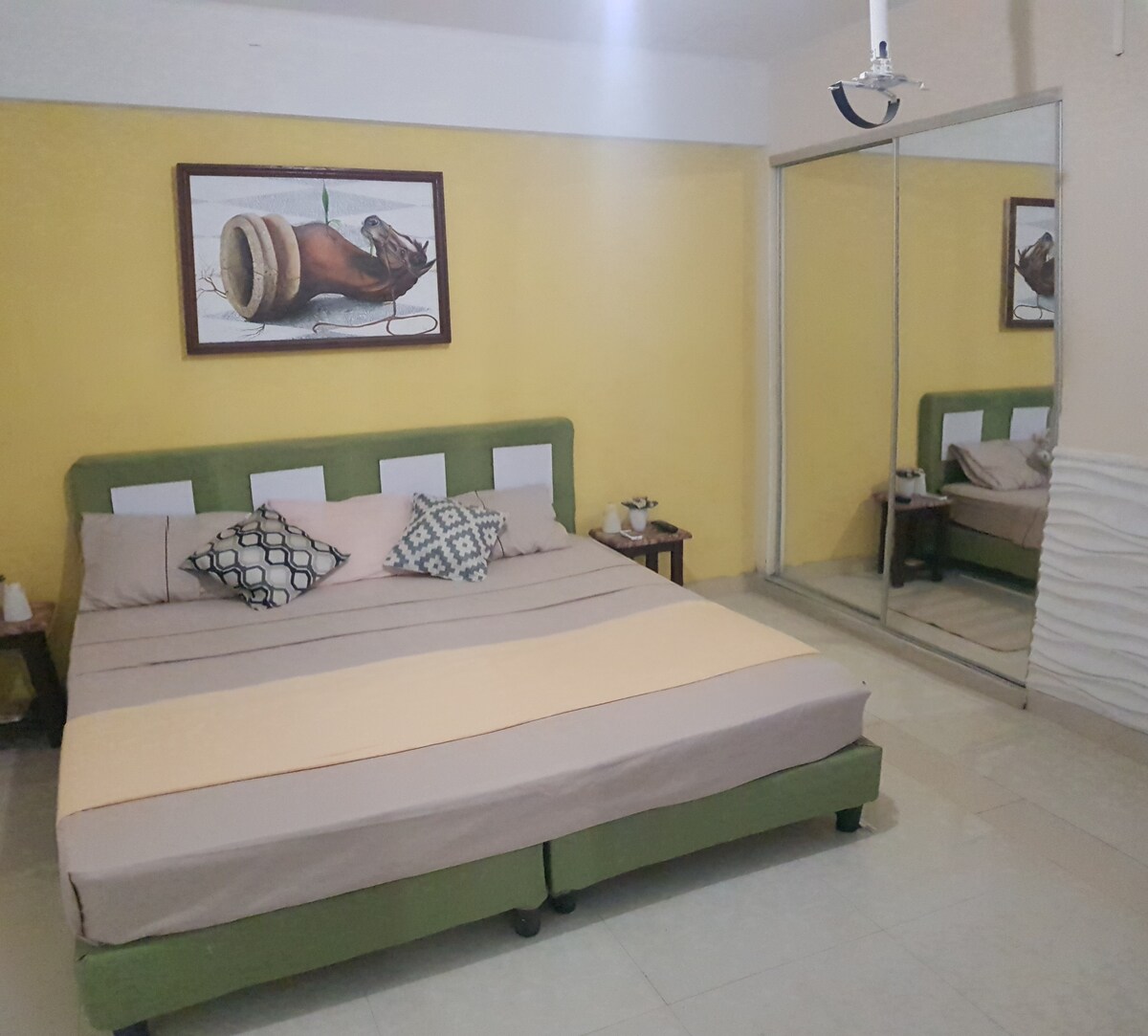 Cama king size, 2 x 2m