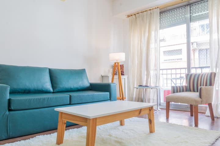 Obelisk + Balcony | 4/5 Spacious Wifi Bright - Buenos Aires
