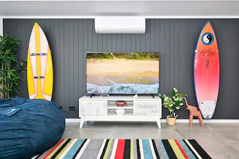 Modern Coastal Retreat | Walk to Coolum Beach
