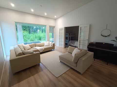 Detached house: parking spaces, sauna, terrace, private yard