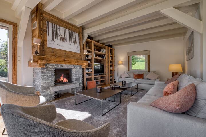 Hirsch-Chalet, Whirlpool und Blick auf den Mont Blanc. - Airbnb