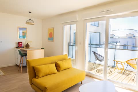 Popular Airbnb listing: Quiet 35 m2 apartment, the city is within walking distance. in Concarneau