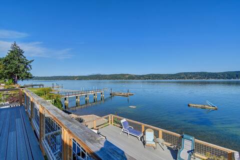 5 view bedrooms wtrfrnt hotub kayaks AC shellfish