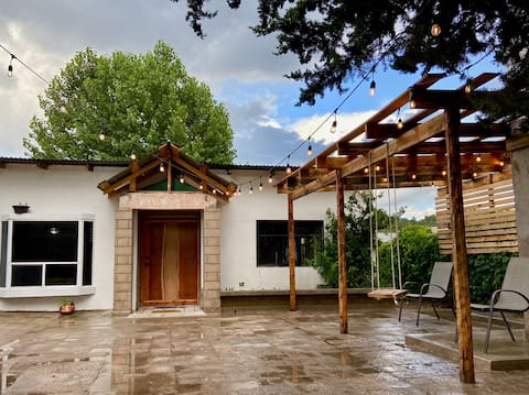 Casa MiRó is a cozy place with an indoor fireplace