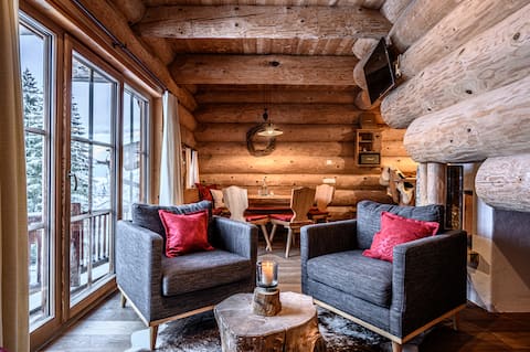 Successful Airbnb property: Luxury Loghome with private Whirltub and Sauna in Maria Alm Am Steinernen Meer