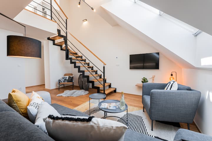 2br Loft & Space City Centre Terrace V!ew - Prague