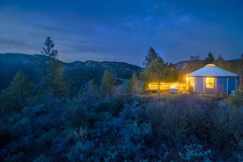 #5 Clifftop View Yurt HOT TUB Between Zion/Bryce
