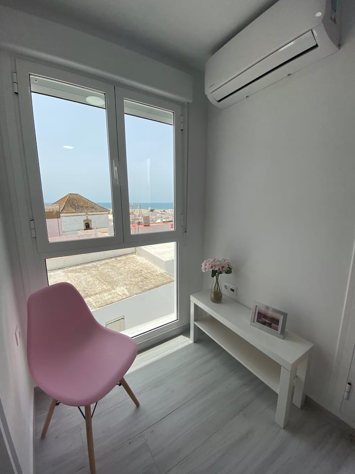 Habitación Con Baño Y Terraza A 5 Min De La Playa - Conil de la Frontera