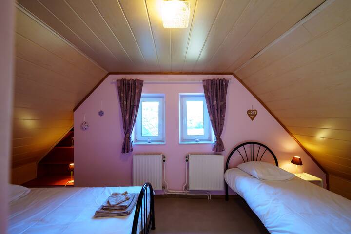 Romantická izba s výhľadom na Meuse