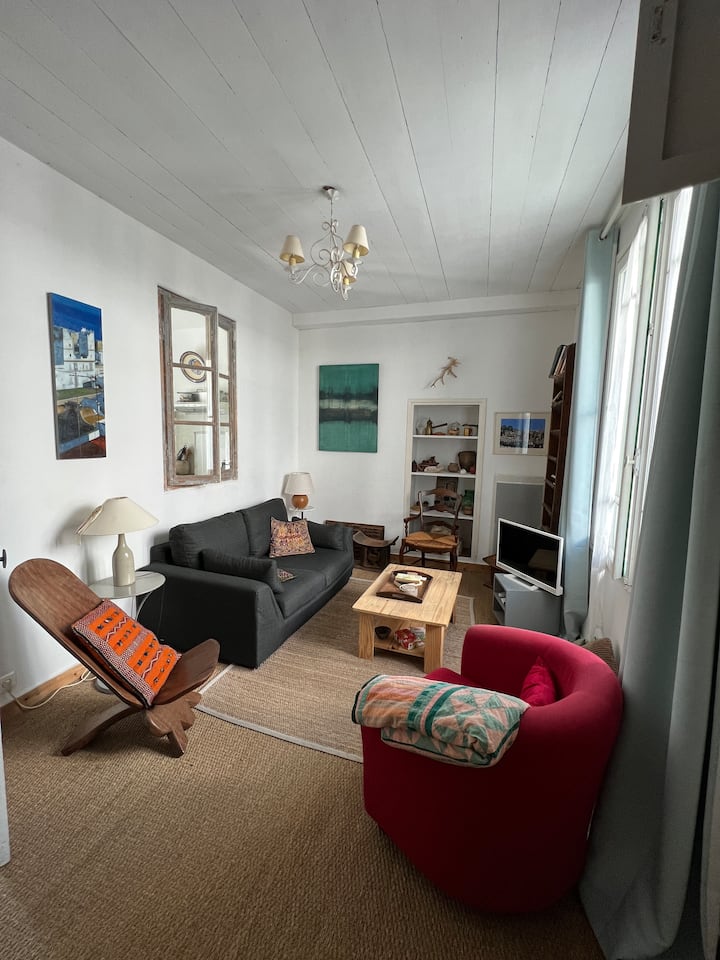 Maison Lumineuse Port Joinville, Cour Privée. - L'Île-d'Yeu