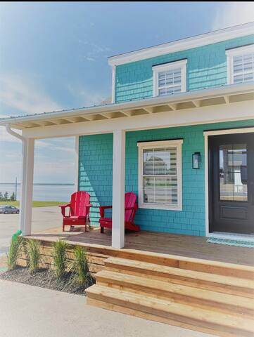 Maison Rouge très chaleureuse avec vue sur la mer gallery image 2