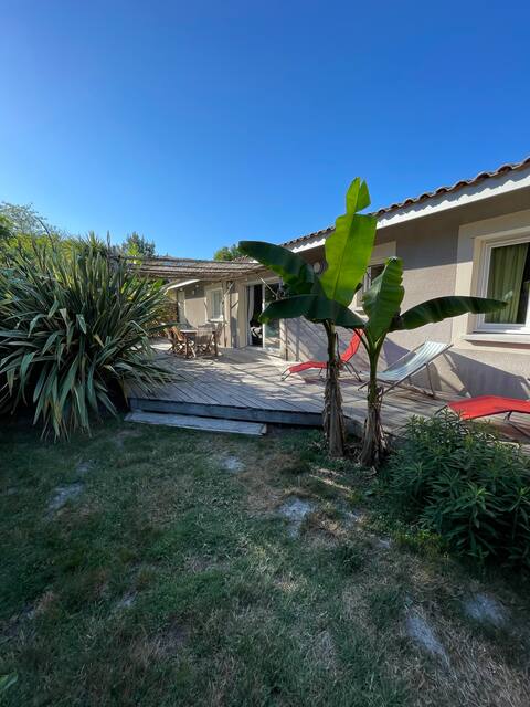Vacation home and its exotic garden!
