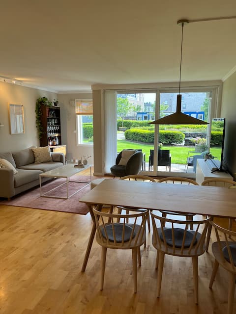 City center apartment with outdoor space