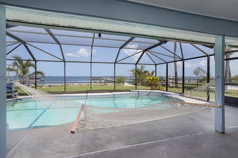 Waterfront Home with Pool + Private Dock