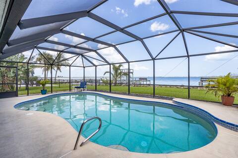 Waterfront Home with Pool and Private Dock