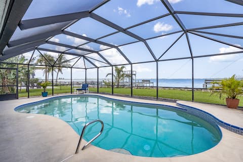 Waterfront Home with Private Pool + Dock