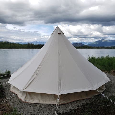 Lulu’s Tents and Events and Say Yes Alaska. managed Airbnb listing 1