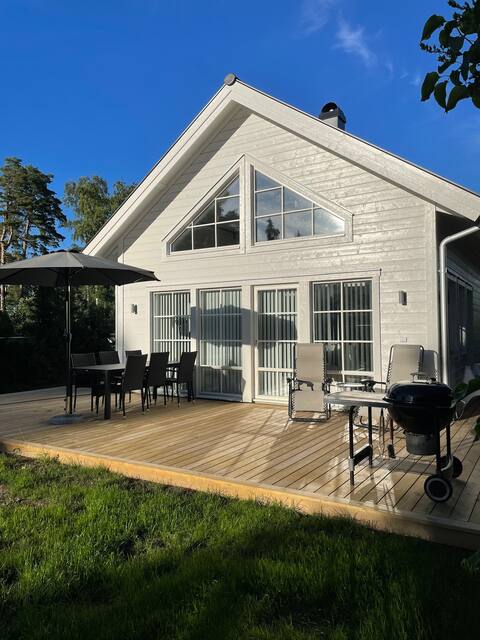 Newly built villa in idyllic Stockholm Archipelago!