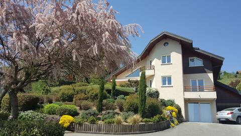 Spacious villa with pool 5 minutes from Annecy