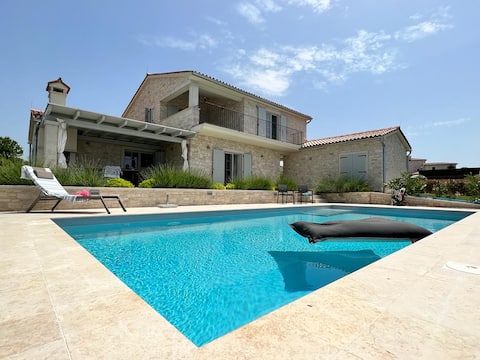 Stunning villa teran with pool