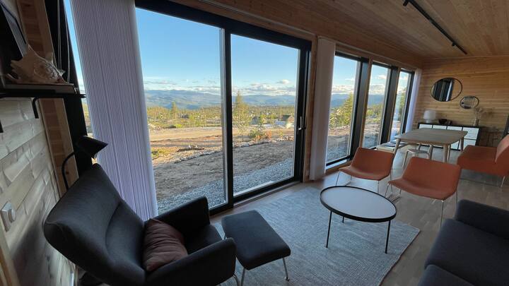 Great cabin! Ski in&out, sauna and panoramic views