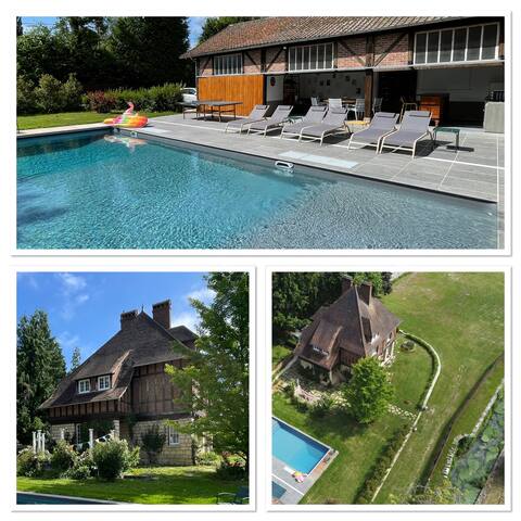 Villa Normande: nature, pool, sauna. Paris 1h