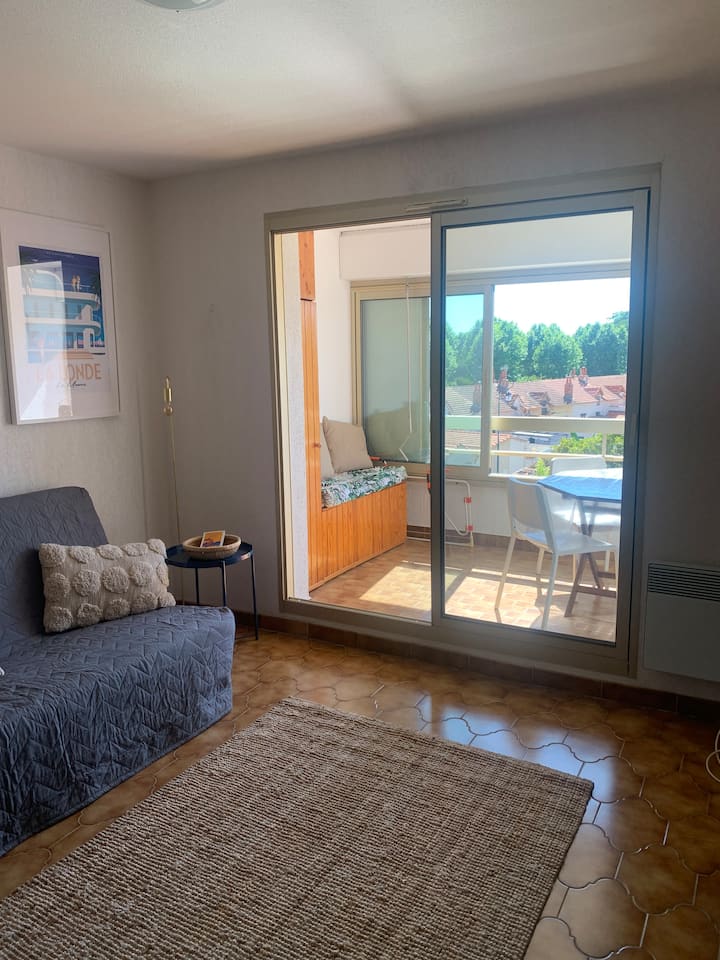 Studio Cabine + Loggia, Plage De L'argentière - La Londe-les-Maures