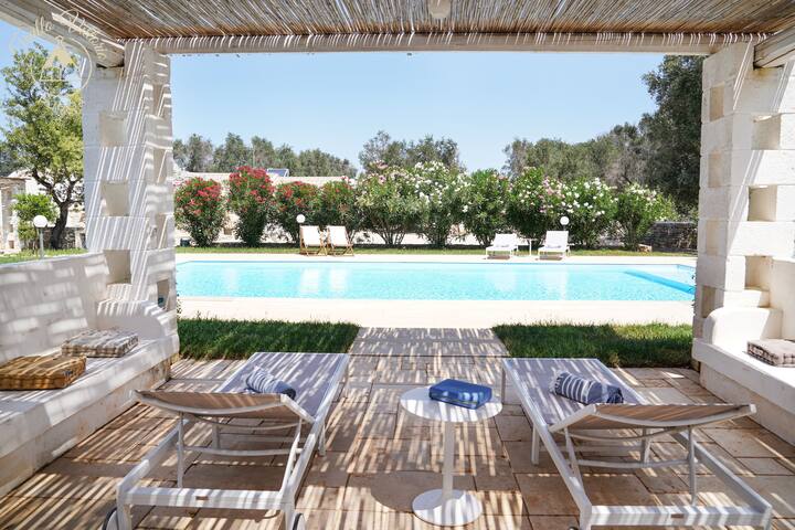 Piscine luxueuse au milieu des oliviers gallery image 5