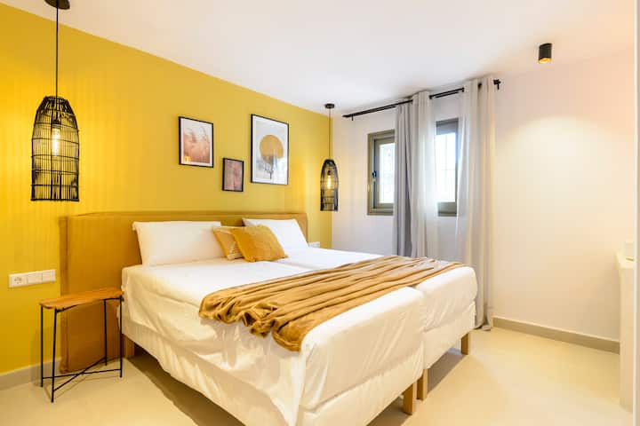 Habitación de inspiración amarilla, abajo