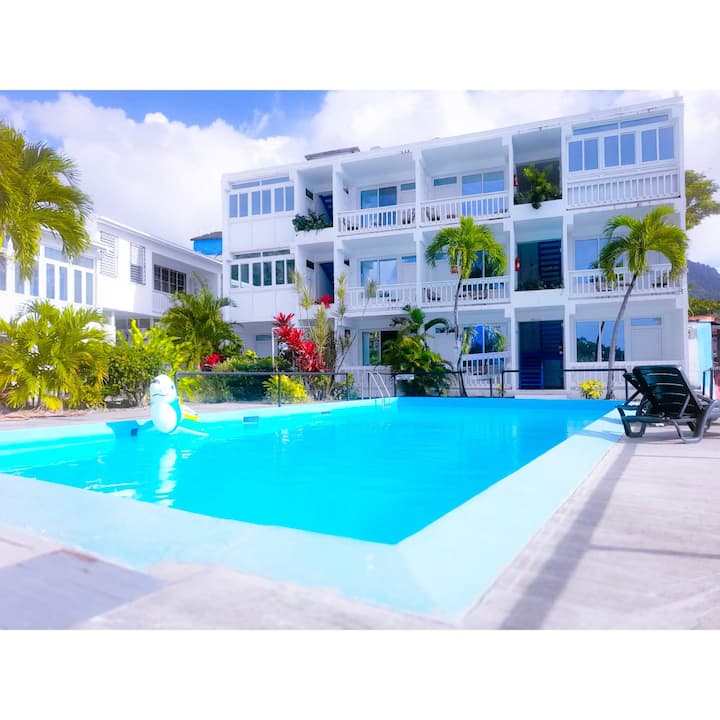 Ground Floor King/2 Twin Room Hotels for Rent in Roseau, Saint