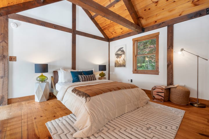 Krevat dopio "queen" me një dyshek të rehatshëm organik (Naturepedic)