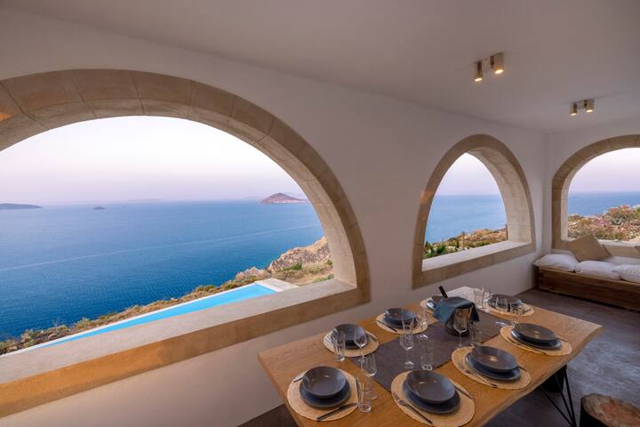 Slow Luxury Patmos Villa with incredible seaview gallery image 3