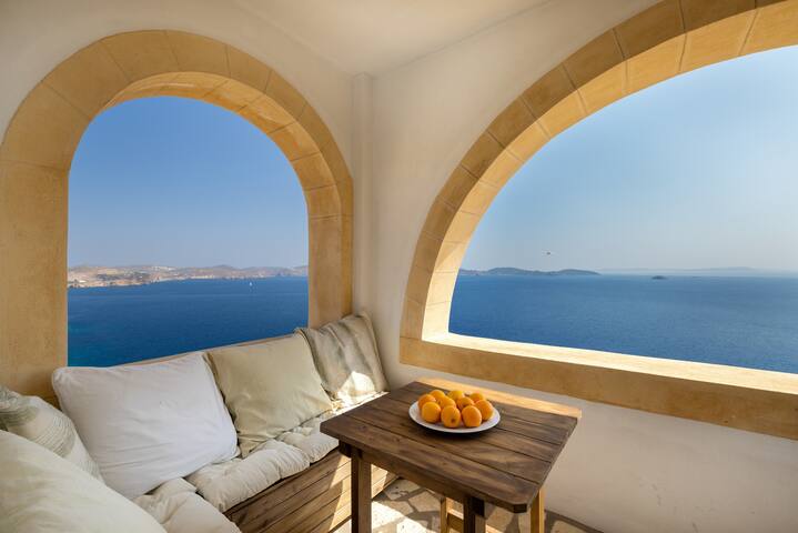 Slow Luxury Patmos Villa with incredible seaview gallery image 2