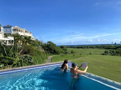 Modern two bedroom villa with infinity pool