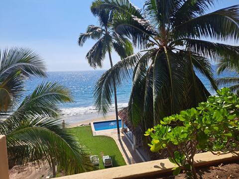 Beachfront apartment-Barra de Potosí, Gro.