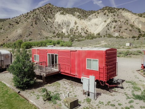 Climb Aboard The Santa Fe Train Car!*On the River*