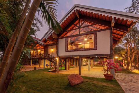 StayVista @ Aranyam Villa - 3 BHK - w/Pool