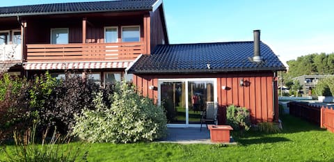 Half of a semi-detached house centrally located in Verdal