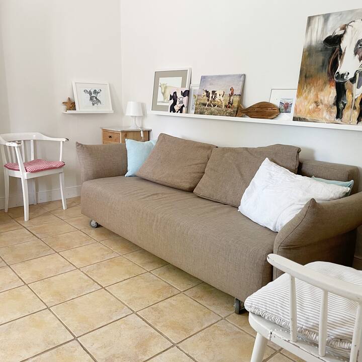 ห้องพักพร้อมเตียงโซฟา (ฐานไม้ระแนง)