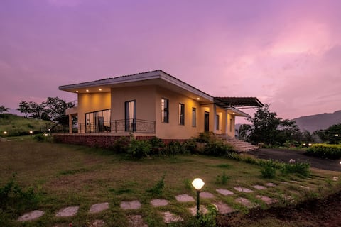 Lake-view villa W/ Swimming Pool @Pawna - Shivom 8