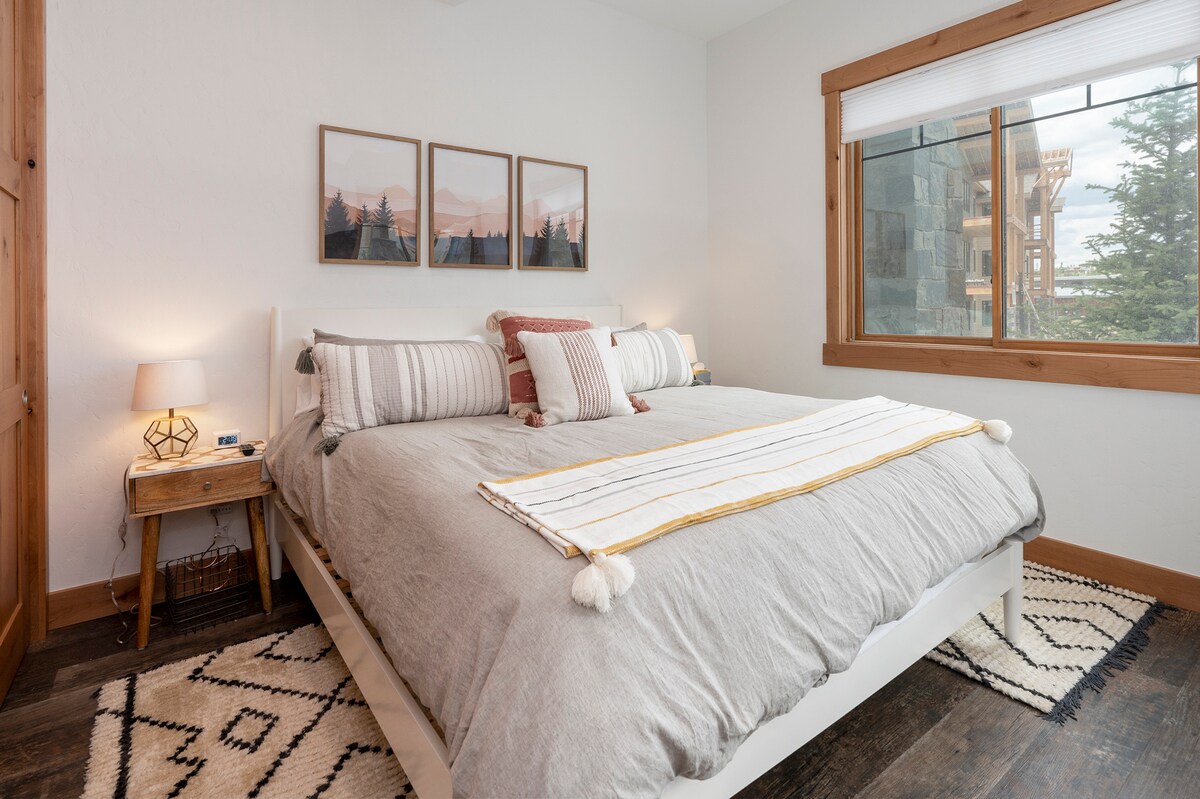 Contemporary Master Retreat, West Elm Bed Frame with Comfortable King Madrac from Denver Madrac Co.